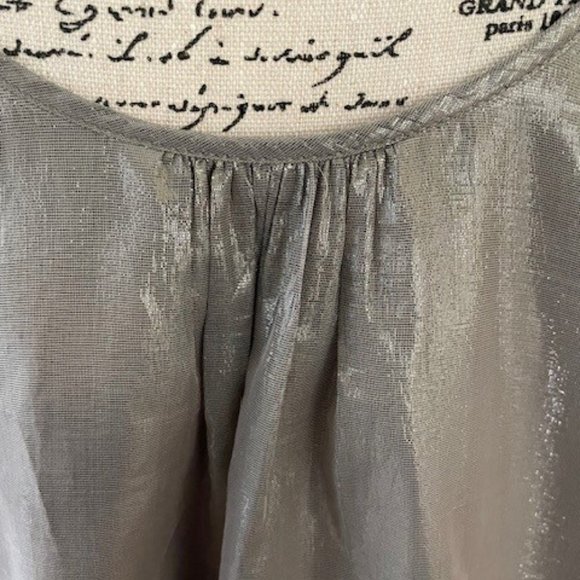 Burberry Runway Silk Metallic Mini Dress - Picture 6 of 9